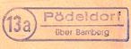 Pdeldorf Poststellen-Stempel 1959
