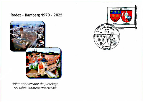 Umschlag 55 Jahre St&auml;dtepartnerschaft Bamberg-Rodez