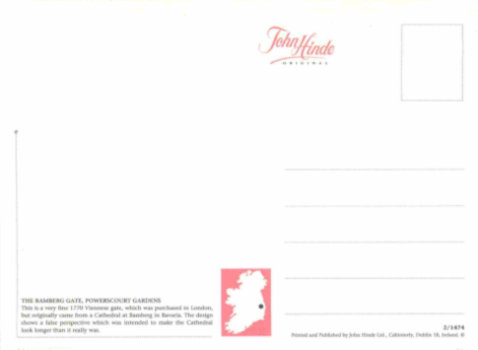 Irland, Bamberger Tor, Anschriftenseite