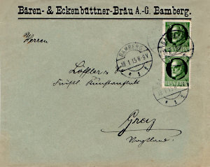 Bären- und Eckenbüttner-Bräu 1915