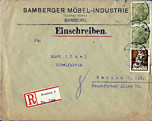 Bamberger Möbelindustrie 1921