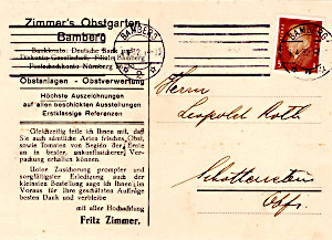 Zimmer Obstgarten 1932