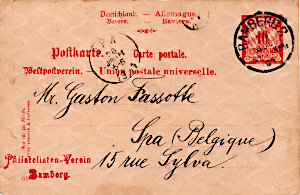Verein Vorderseite 1901