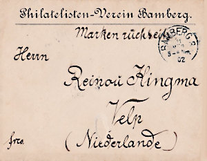 Verein Vorderseite 1902