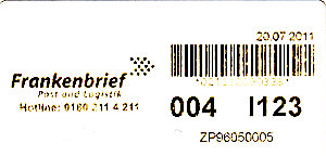 Label 2011 Frankenbrief