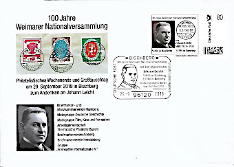 Sonderumschlag 100 Jahre Weimarer Verfassung