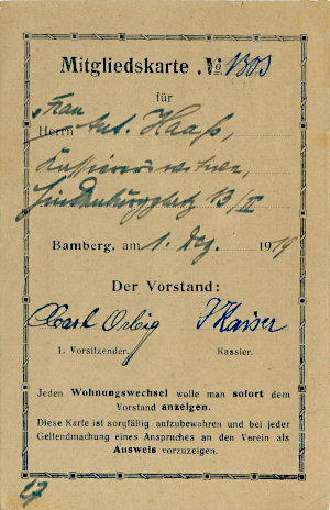 Allgemeiner Mieterverein 1919