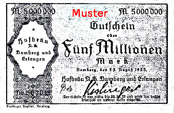 Hofbräu 5 Millionen Mark