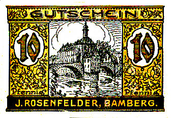 Rosenfelder 10 Pfennig