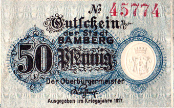 50 Pfennig Vorderseite 1917