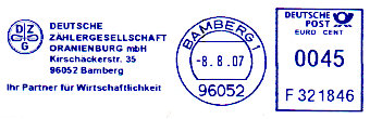 Deutschen Zaehlergesellschaft 2007