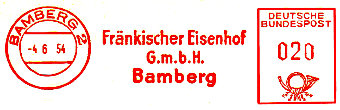 Fränkischer Eisenhof 1954