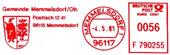 Memmelsdorf 2001