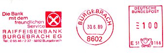 Raiffeisenbank Burgebrach 1989