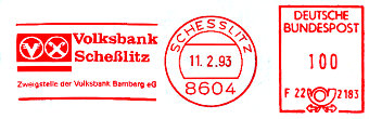 Volksbank Scheßlitz 1993