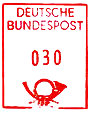 Wertrahmen Postalia D2 DBP_Posthorn