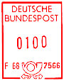 Wertrahmen Postalia DBP