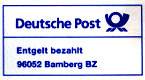 Briefzentrum 96 PLZ 96052