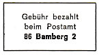 Postamt 2 Massendruck PLZ 86
