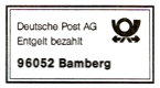 Postamt PLZ 96052
