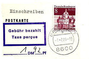 Platzmangel 1981