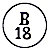 Briefträgerstempel B18