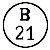 Briefträgerstempel B21