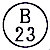 Briefträgerstempel B23