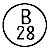 Briefträgerstempel B28