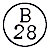 Briefträgerstempel B28