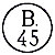 Briefträgerstempel B45