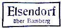 Elsendorf Poststellen-Stempel 1951