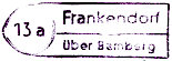 Frankendorf Poststellen-Stempel 1959