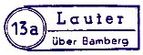 Lauter Poststellen-Stempel 1953