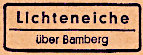 Lichteneiche Poststellen-Stempel 1960