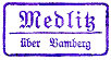 Medlitz Poststellen-Stempel 1940