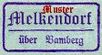 Melkendorf Poststellen-Stempel 1939