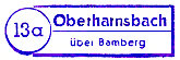 Oberharnsbach 1959 Aufgabestempel