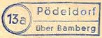 Pdeldorf Poststellen-Stempel 1955