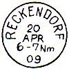 Reckendorf 1909