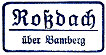 Rossdach Poststellen-Stempel 1941