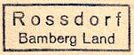 Rossdorf Poststellen-Stempel 1932