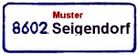 Seigendorf Poststellen-Stempel 8602
