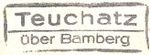 Teuchatz Poststellen-Stempel 1943