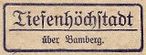 Tiefenhöchstadt Poststellen-Stempel 1935