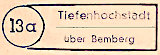 Tiefenhöchstadt Poststellen-Stempel 1956