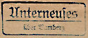 Unterneuses Poststellen-Stempel 1941