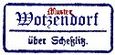 Wotzensdorf Poststellen-Stempel 1934