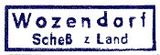 Wotzendorf Poststellen-Stempel 1932