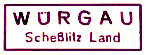 Wuergau Poststellen-Stempel 1931